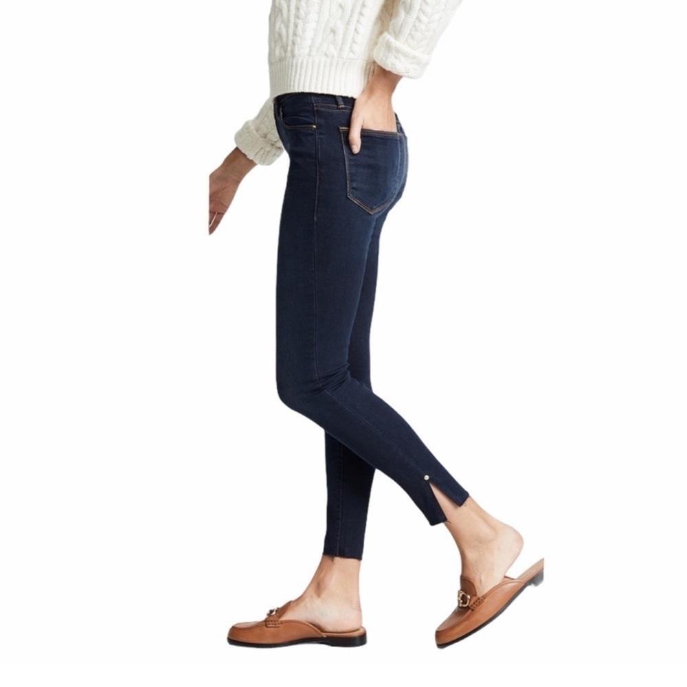 Frame Denim Le High Skinny Dark Wash Jeans